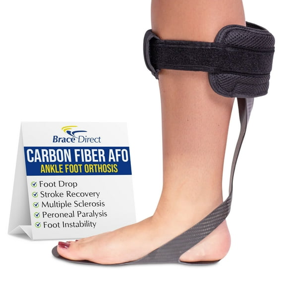 Brace Direct Carbon Fiber AFO - Lightweight Support for Foot Drop and Enhanced Mobility