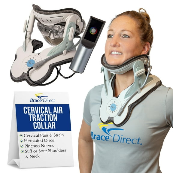 Brace Direct Cervical Air Traction Collar with Touch Screen Electric Air Pump