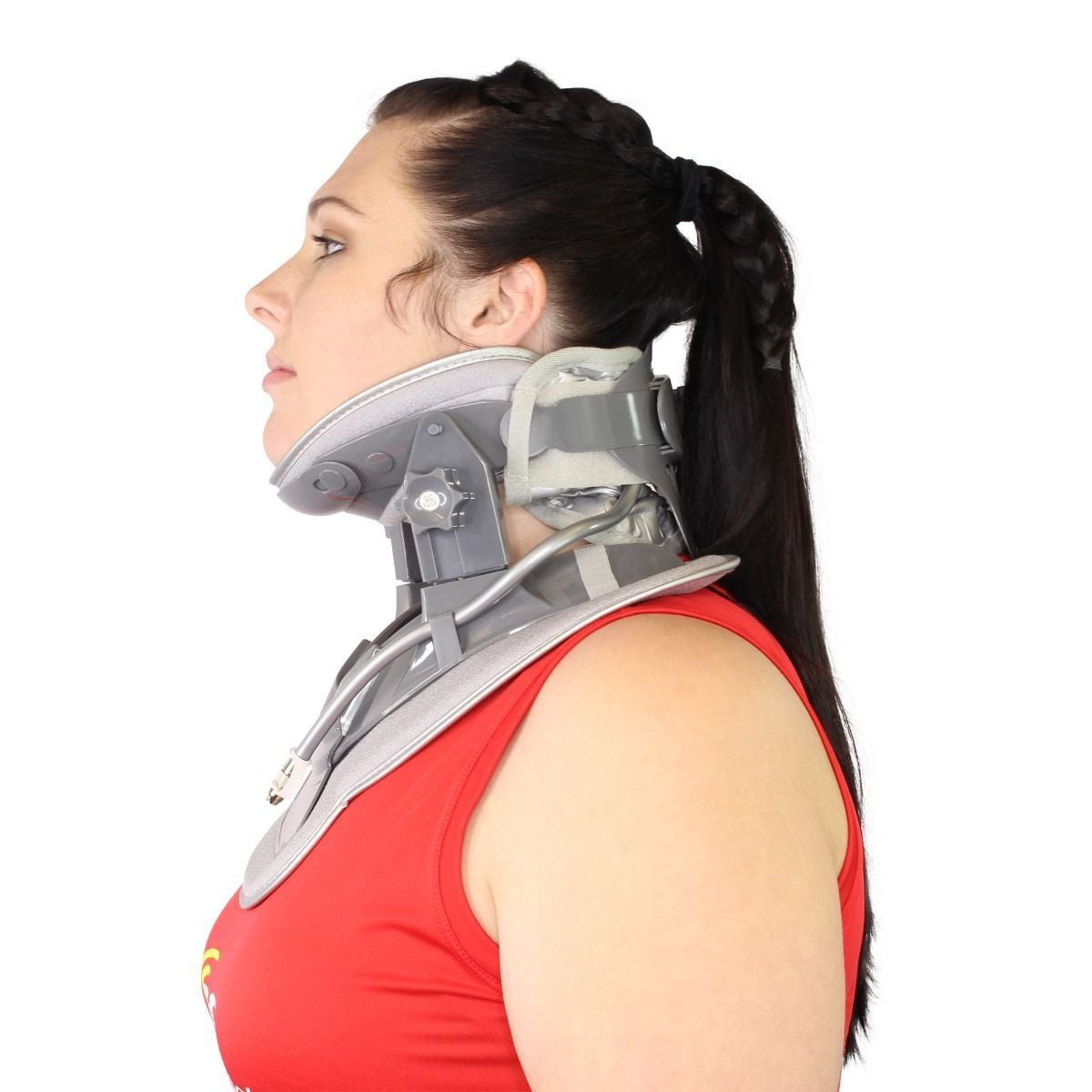 NUOLUX Pain Relief Hanging Neck Stretcher Neck Cervical Traction Stretch  Gear Brace Kit (Random Color) 
