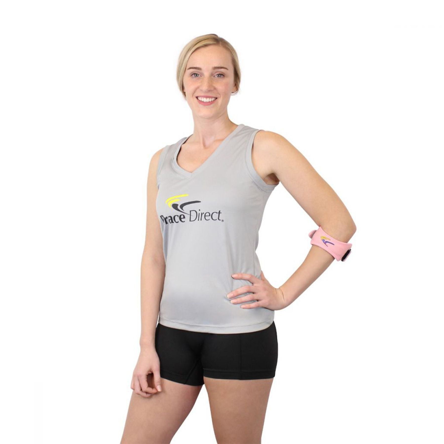 Brace Direct Compression Brace for Tennis Elbow - Adjustable Elbow Strap for Pain Relief