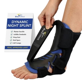 Brace Direct Dorsal-Posterior Dynamic Night Splint - Advanced Support for Plantar Fasciitis & Foot Pain