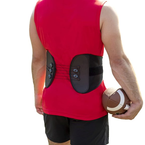Brace Direct Low Profile Lightweight Back Brace- Lumbar Back Support for Lower Back Pain, Herniated Disc, Spinal Stenosis, Sciatica- One Size Fits Most- Women and Men