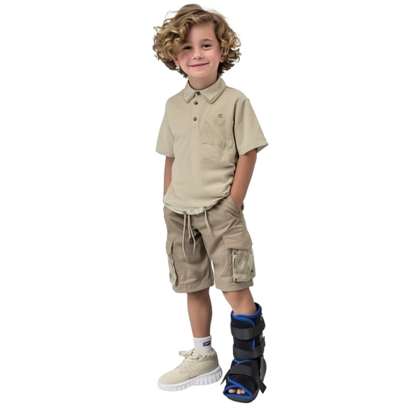 Brace Direct Pediatric Walker Fracture Boot - Kids Walking Boot For Foot And Ankle Injuries PDAC L4386, L4387