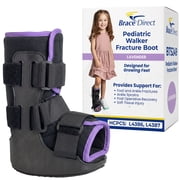 Brace Direct Pediatric Walker Fracture Boot - Kids Walking Boot For Foot And Ankle Injuries PDAC L4386, L4387