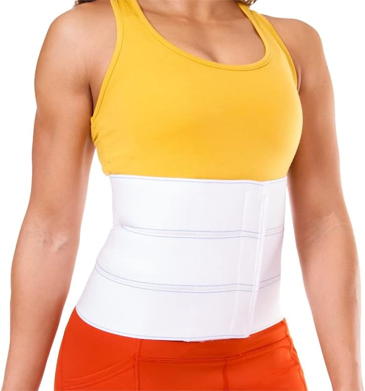BraceAbility Medical Abdominal Stomach Binder Belly Band Compression