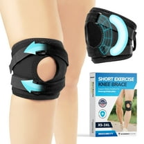 BraceAbility Patella Tracking Knee Brace for Runner’s Knee, Adjustable Lightweight Design, XS
