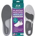 thumbnail image 1 of BraceAbility Plantar Fasciitis Arch Support Insoles with Gel Pads, Medium, 1 of 10