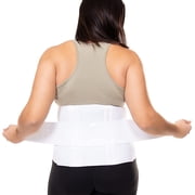 BraceAbility Plus Size Back Brace for Lower Back Pain - Bariatric Lumbar Support Belt for Big and Tall Men and Women, Injury Recovery Relief XL
