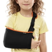 BraceUP Kids Arm Sling with One-Hand Buckle, Adjustable, Left or Right Arm