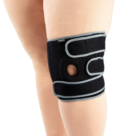 BraceUP Plus Size Knee Brace for Men & Women – 2XL to 5XL Adjustable Knee Support with Stabilizers, Gel Pad, and Anti-Slip Grip (2XL-3XL)