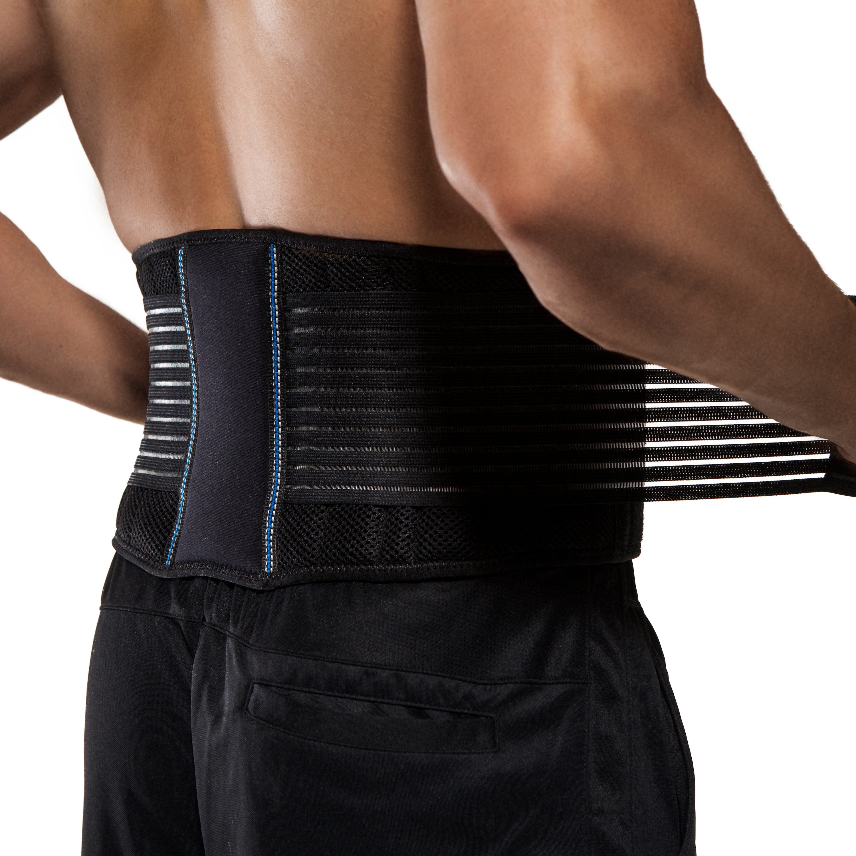 AllyFlex Sports Back Brace for Lifting Lower Back Support for Work Y-Shape Suspenders Safety Belt with Dual 3D Lumbar Support Relieve Pain, Prevent