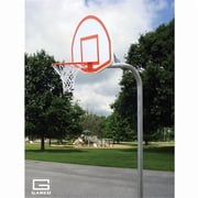 Braced Front Mount Galvanized Basketball Post Package