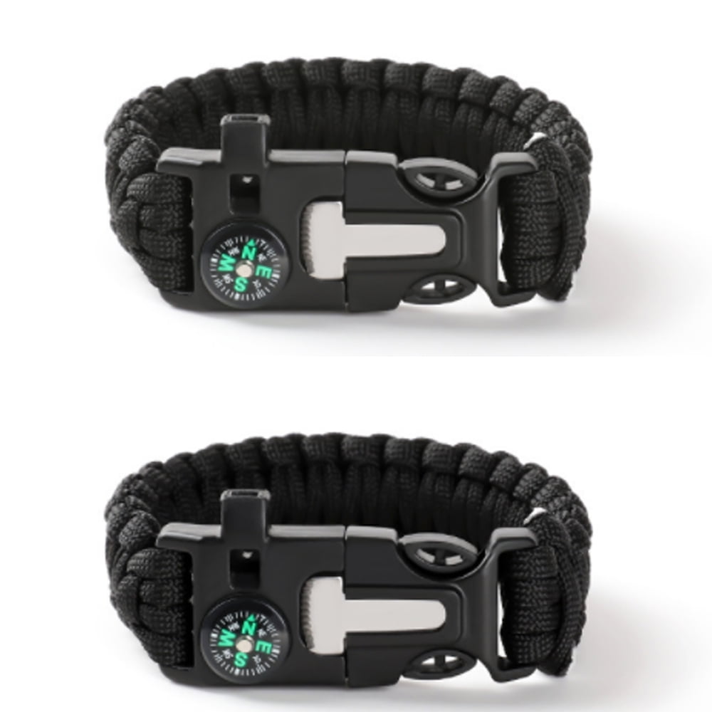 P-cord bracelet that starts fires!! Contains firesteel, striker, and built  in tinder.
