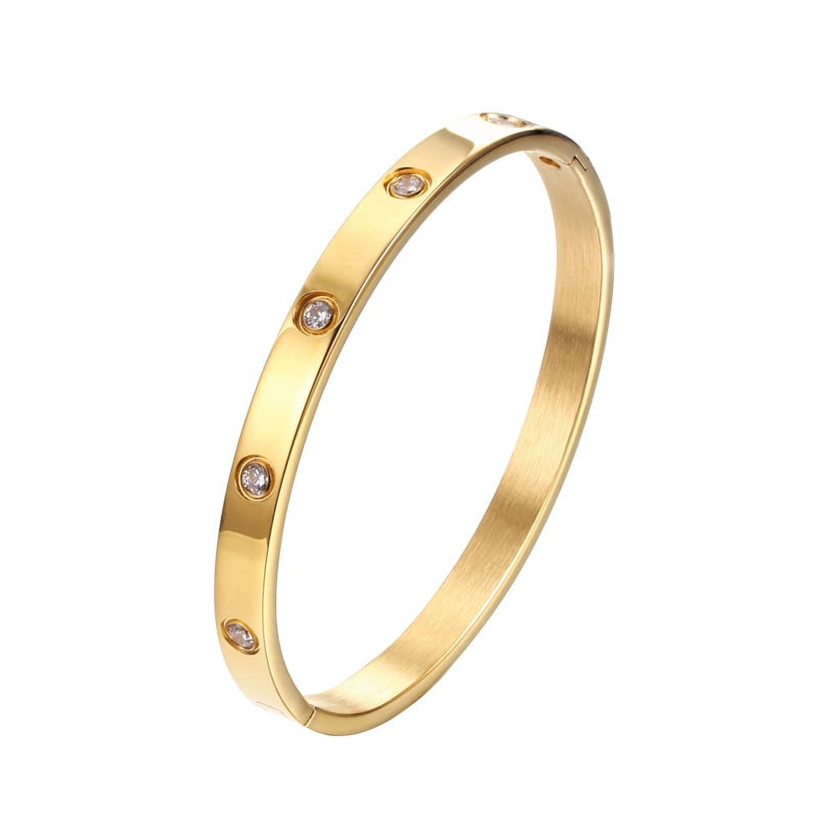 Fancy Cartier Design Gold Bracelet