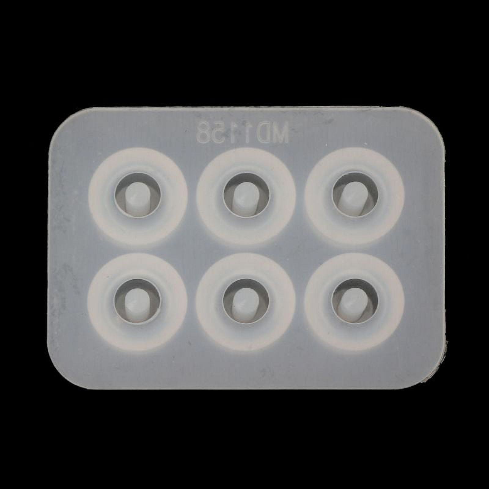 Six Pcs Resin Bead Mold, JiaLe Eggs Ball Silicone Moulds and Square Shapes  Mold Pendant Casting Molds for Gems Bead, Crystals and DIY Jewelry Making