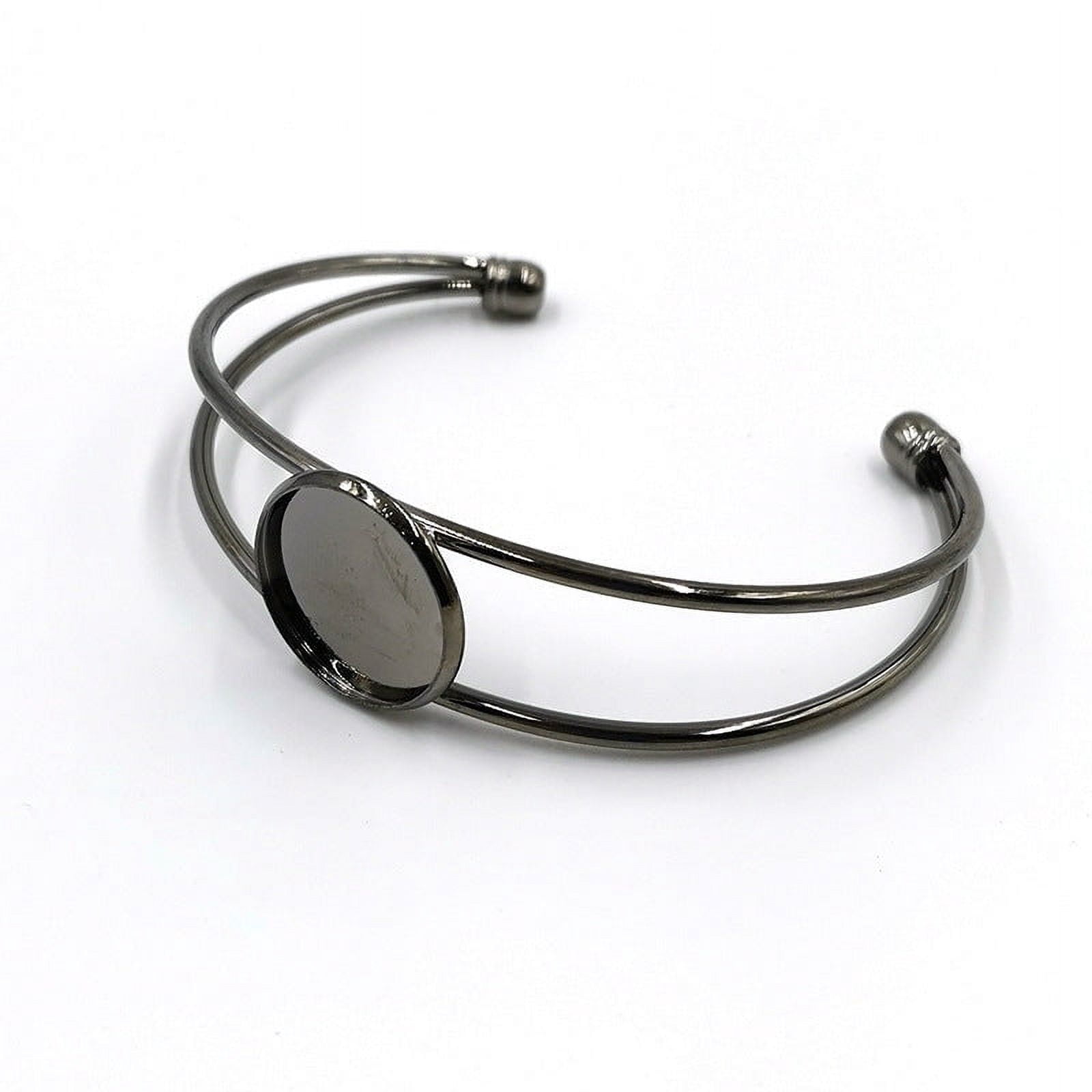 Bracelet Bottom Support Double Line Copper Backing for Jewelry Making Repair One Pack 18mm 20mm and 25mm Sizes in