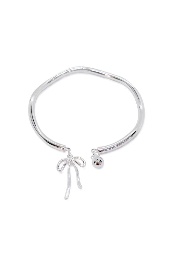 Bracelet Bow Knot Bell Adjustable Bracelet Bow Charm Chain New W2 Gift W2B2