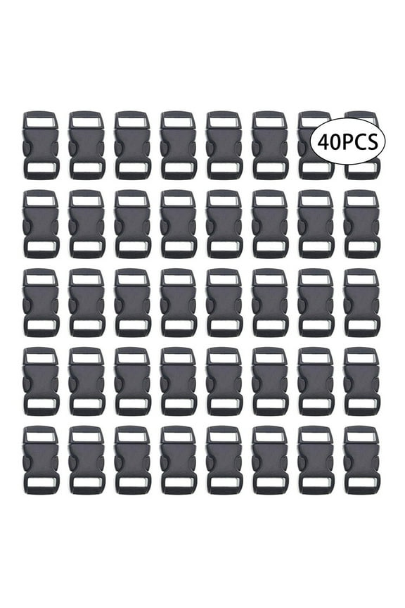 Bracelet Buckle-Paracord Braided Buckle Pet Buckle Black