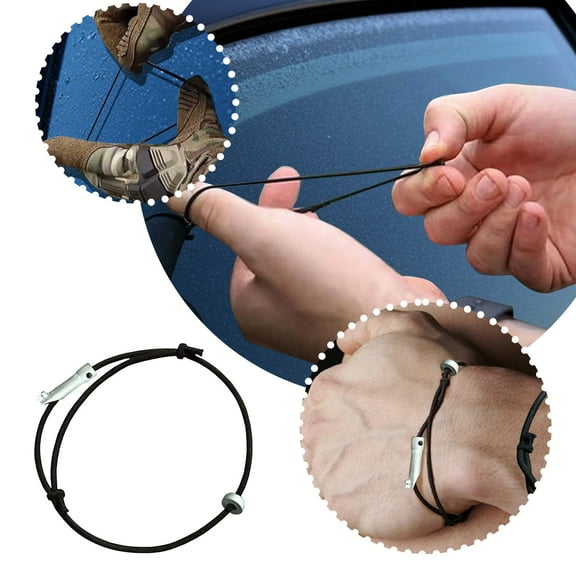 Bracelet Car Window Wrist Strap Escape Tool Vehicle Emergency Wristbands Rapid Escape Emergency Tempered Glass