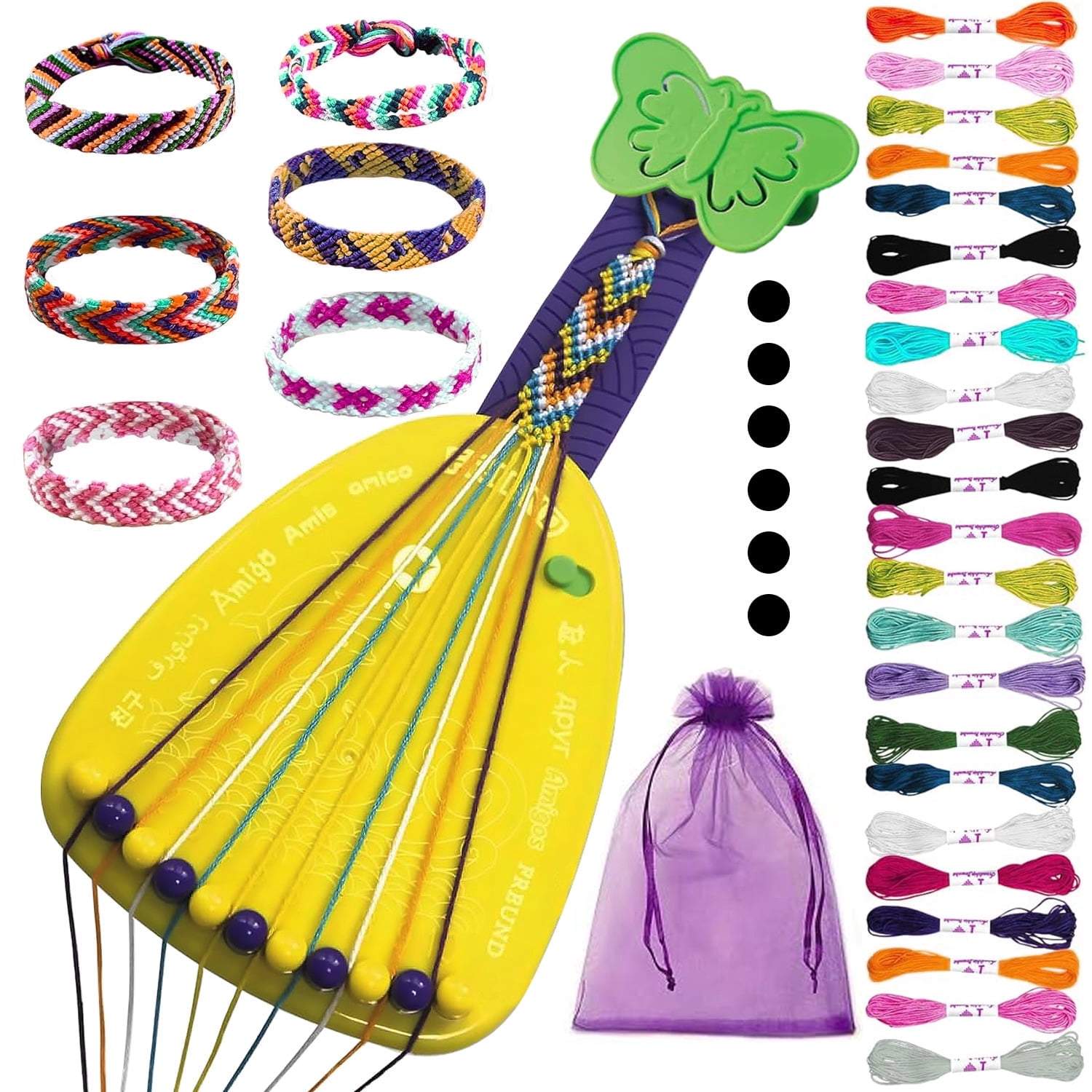 Flower Craft Kit For Kids Ages 4-8 – DIY Fabric Bouquet Toy For Girls And Boys – No Glue Reusable STEM Gift – Make 32 Flowers – Birthday Arts & Crafts Activity - View #7