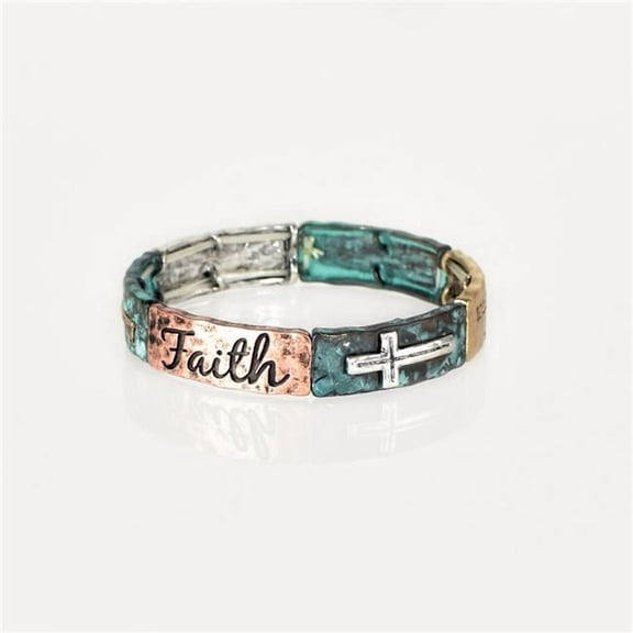 Eden Merry by James Lawrence 13650X Metal - Faith Prayer Eden Merry Bracelet