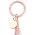 thumbnail image 1 of Bracelet For Women Beaded Ring Key Bangle Wristlet Silicone SilKeychain Jewelry With Chains, 1 of 1