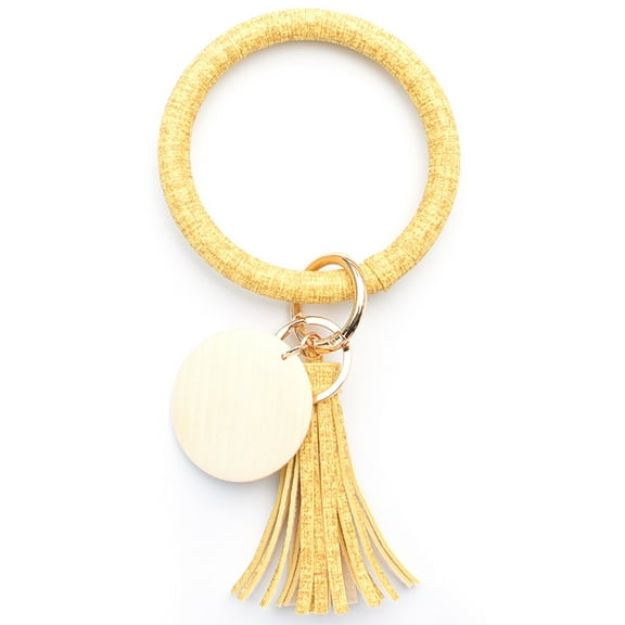 Bracelet For Women Beaded Ring Key Bangle Wristlet Silicone SilKeychain Jewelry With Chains