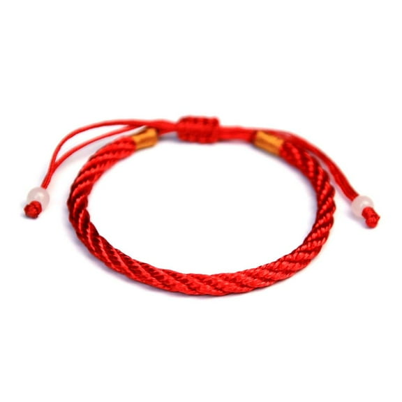 Bracelet Handwoven Ethnic * Male and Female Lovers' Rope Red Birthyear