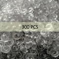 thumbnail image 1 of Craft Clips Cozival 300-Pack Diy Weaving Clips for Bracelet Making - Craft Buckles for Loom & Rubber Band Projects, Assorted Colors for Creative Jewelry Designs, Weaving Accessories, Clear1, 1 of 7