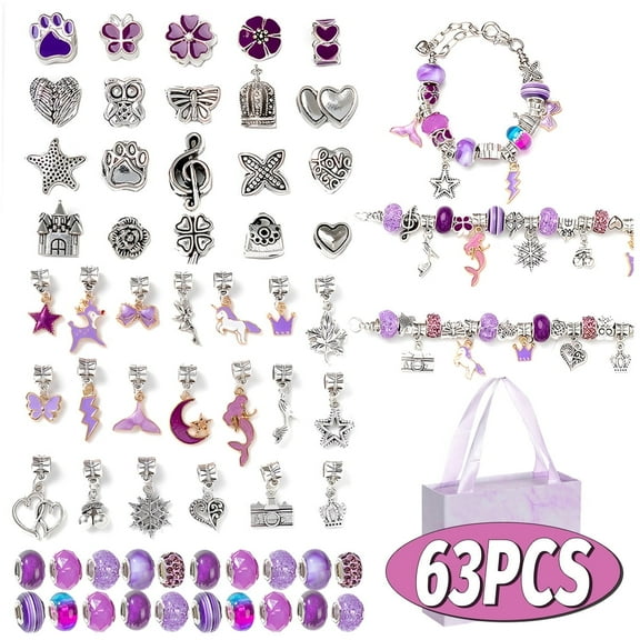 Bracelet Making Kit Bracelet Set for Jewelry Making including Mermaid Bracelet Charms for Adults Crafts for Birthday Christmas Halloween Gift