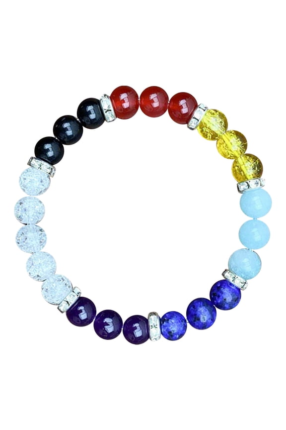 " Bracelet – Natural Stone Adjustable Design For & Energy Great For Wellness Lovers!" Couples Bracelet And Earring Set G7900a-4 Wrist Cute Western Jewelry Referee Watch Wedding Earrings And Bracelet
