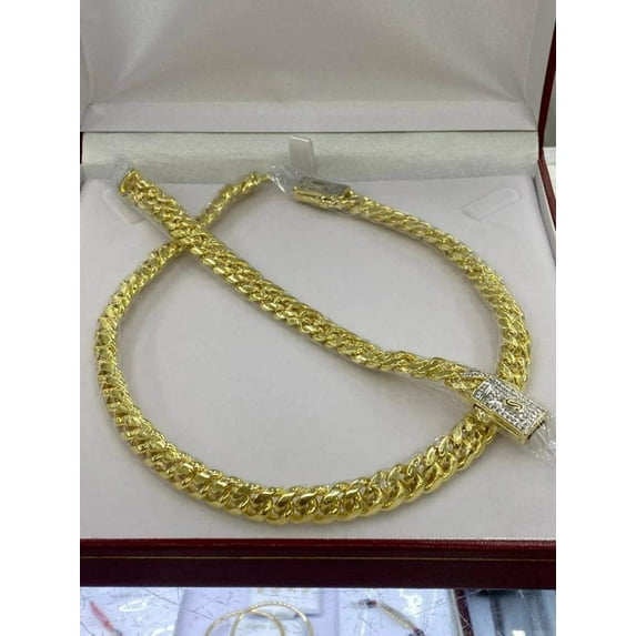 Bracelet Necklace Monaco Curb Chain Brass Jewelry Gigts Stelish Fashion Luxurious For Adults