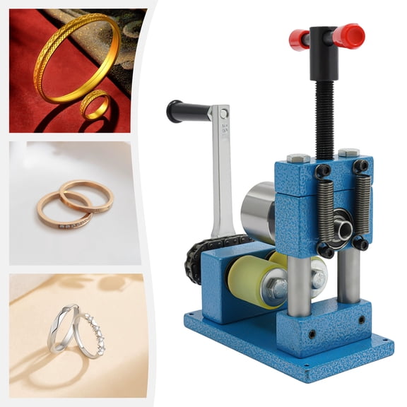 Bracelet Ring Bending Machine, Heavy Duty Bending Tool Set ,Multi-Functional Hand Crank Jewelry Ring Bracelet Press Earring Processing Bender Spoon Ring Making Kit for Earring Making