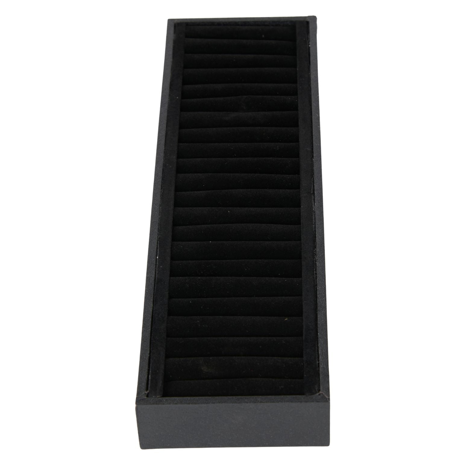 Bracelet Tray Holder 21 Section Bangle Tray with Black Velvet Inserts