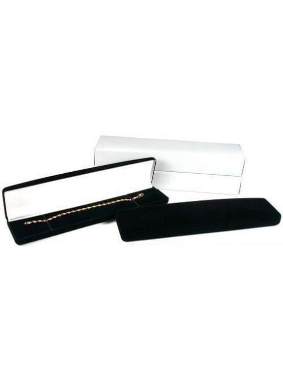 Bracelet Watch Gift Box Black Flocked Jewelry Display