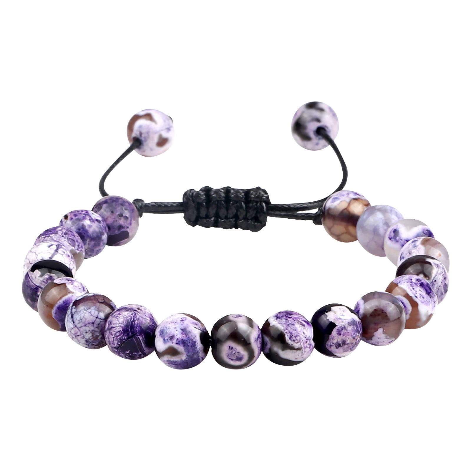 Bracelet Wooden Beads Bracelet Bright Tiger Eye Snowflake Beads Hand