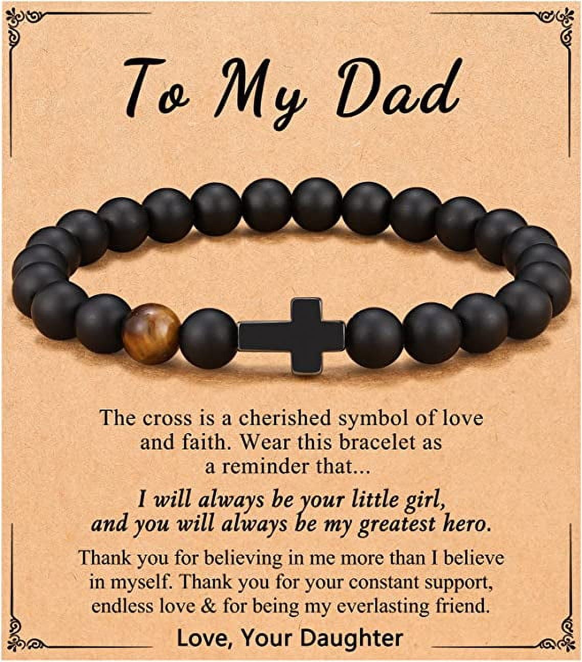 Loss of a Dad Sympathy Jewelry | Memorial Gift for Daughter | Remembrance  Bracelet | I Was Always His Angel Now He is Mine – Joycuff