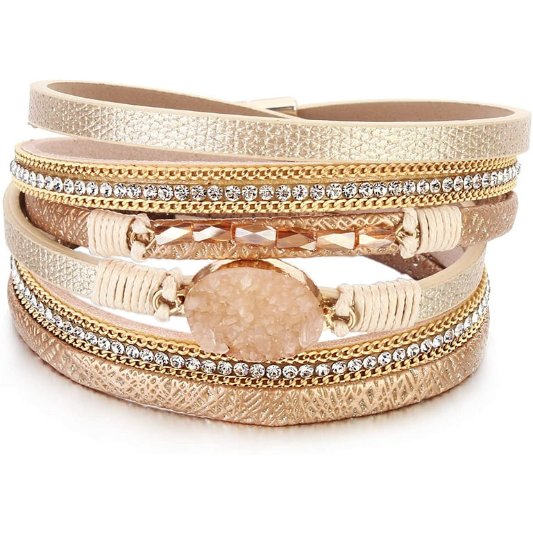 Women's Leather Bracelets - Leather Jewellery