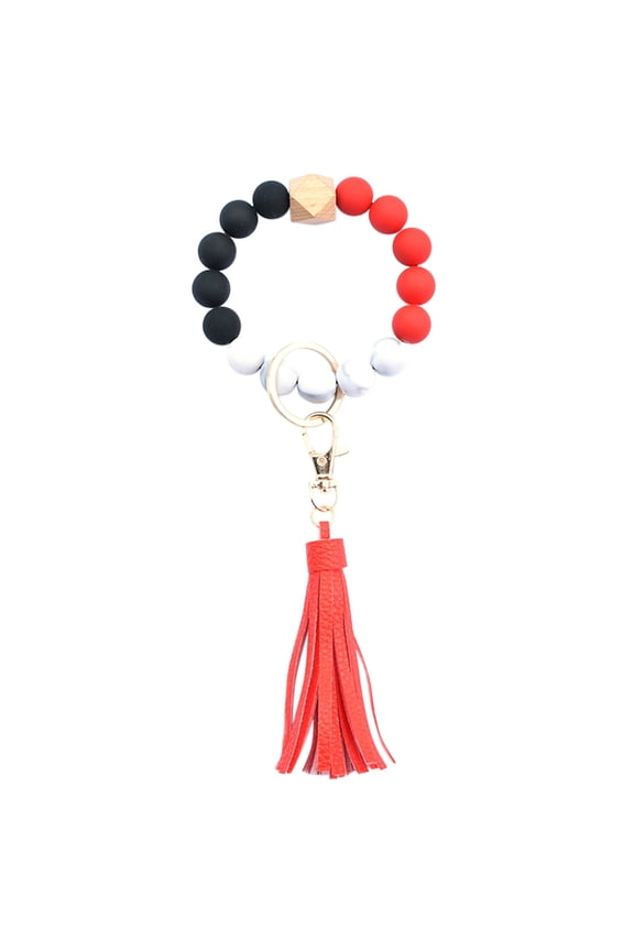 Bracelets 2 | Bracelet Cute Key Bangle For Women Wristlet Beaded Key Silicone Ring SilKeychain Chains Bracelets | Key SilKeychain Bracelet Beaded Wristlet Bangle Silicone For Women Ring Cute Chains
