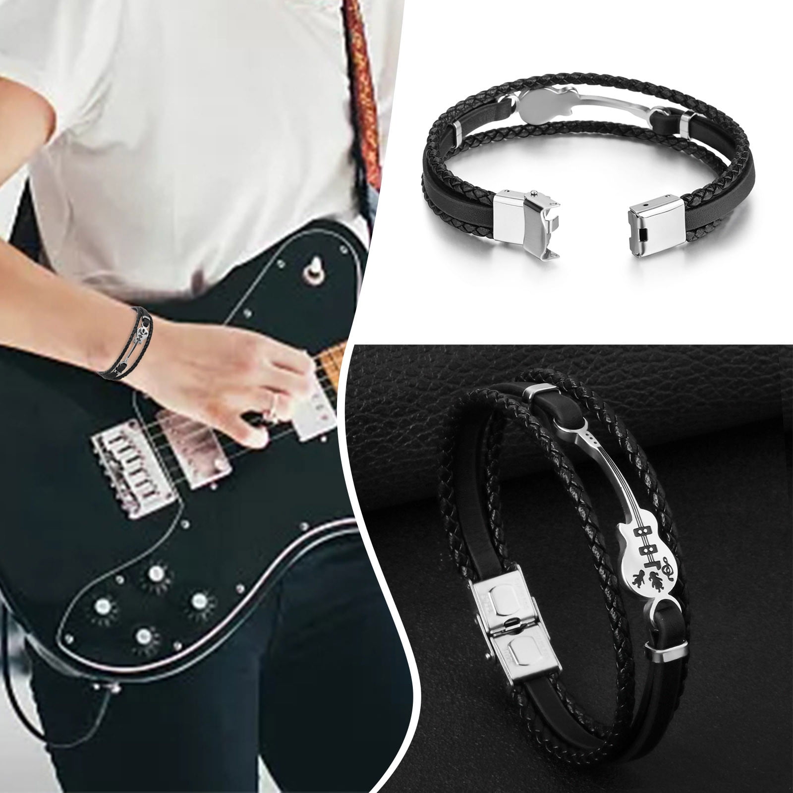 Bracelets Arch Earbraceletss For Women Mens Leather Bracelet Braided