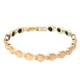 thumbnail image 1 of Bracelets Heart Cat Eye Stone Bracelet for Women Girls Colorful Heart Shaped Bracelet Stretch Bangle Bracelet Jewelry for Teen Girls (Beige ), 1 of 3