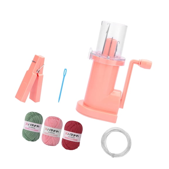 Bracelets Knitting Tool Knitting Mill Machine Hand-operated Cord Knitter Bracelets Weaving Machine With Yarn Needle Cord