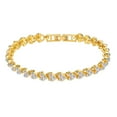 thumbnail image 1 of Bracelets for Women,14K Gold Plated Cubic Zirconia Classic Tennis Bracelet ,Gold Bracelets for Women,Jewelry Birthday Jewelry Gifts for Women Mom Daughter, 1 of 9