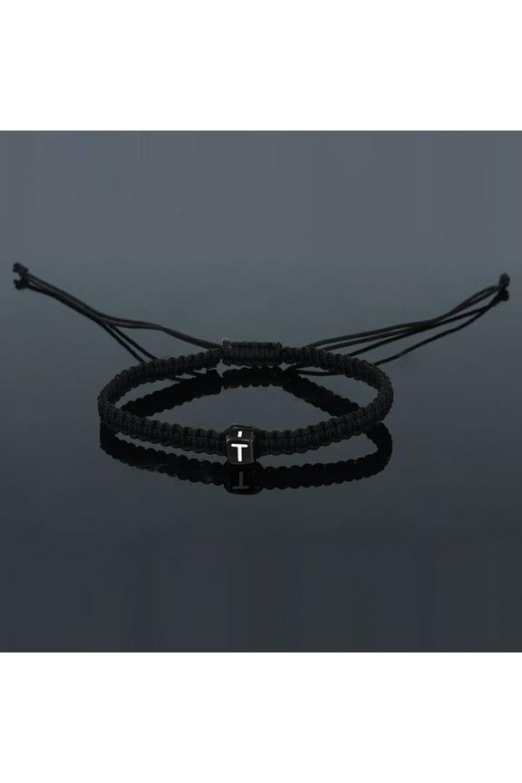 Bracelets For Women Trendy Bulk Birthday Present or Best Friendship Bracelets Personalized 26 Initial Bracelet 18K Gold Plated Letter Woven Bracelet Heart Charm Bracelet Woven Bracelet For Men Women