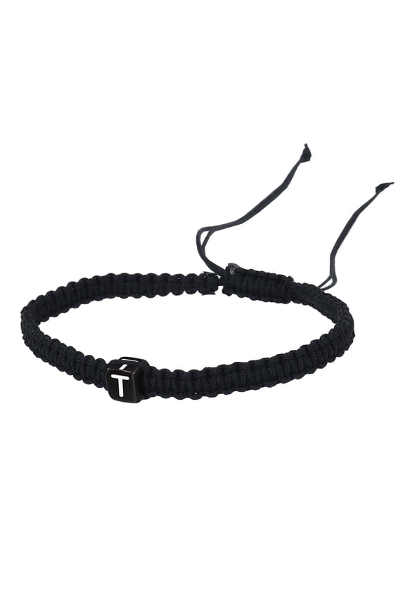 Bracelets for Everyday Style—Initial String Minimalist Rope Braided Jewelry for Women Men Teens Boys Handmade Matching Couple Casual Accessory