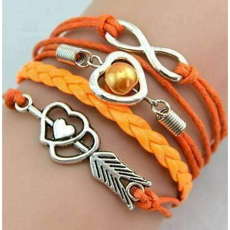 Bracelets for Women Friendship Leather Bracelet Gift Hand Jewelry for Woman or A Girl There are Many Colors to Choose From