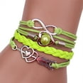thumbnail image 1 of Bracelets for Women Friendship Leather Bracelet Gift Hand Jewelry for Woman or A Girl - There are Many Colors to Choose From, 1 of 12