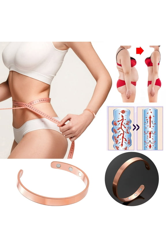 Bracelets for Women & Lymphatic Drainage Ring, Magnetic Lymph Detox Ring and Magnetic Copper Bracelet, Copper Jewelry Gift