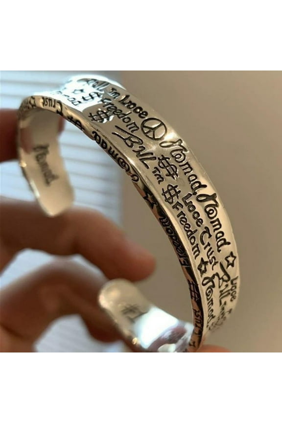 Bracelets for Women,Personalized graffiti letter bracelet niche design light luxury retro bracelet, personalized gift