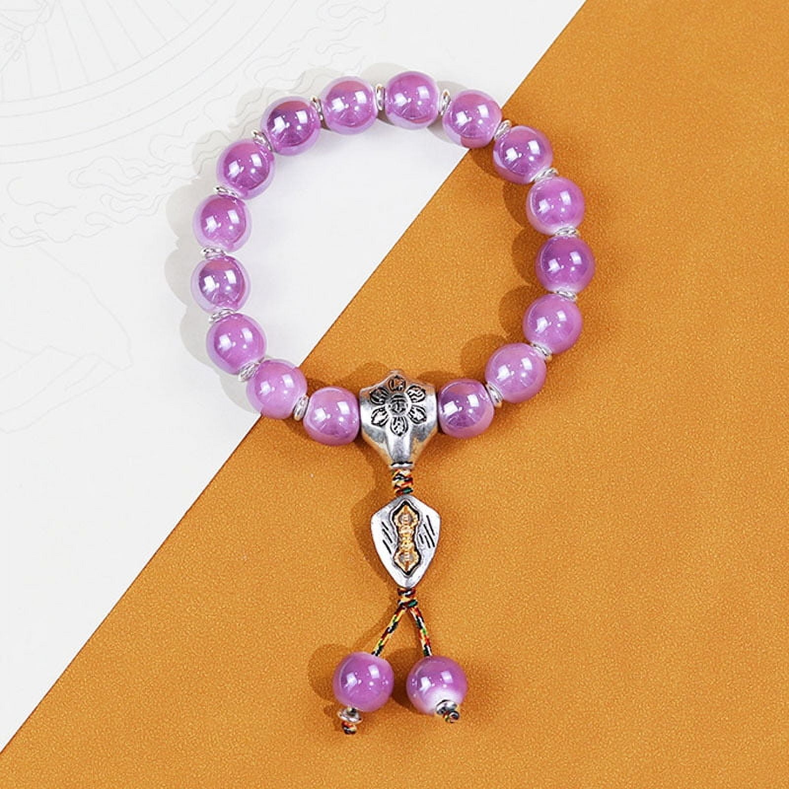 Bracelets, women's jewelry, prayer beads, rosary beadsPurple Size ONE ...